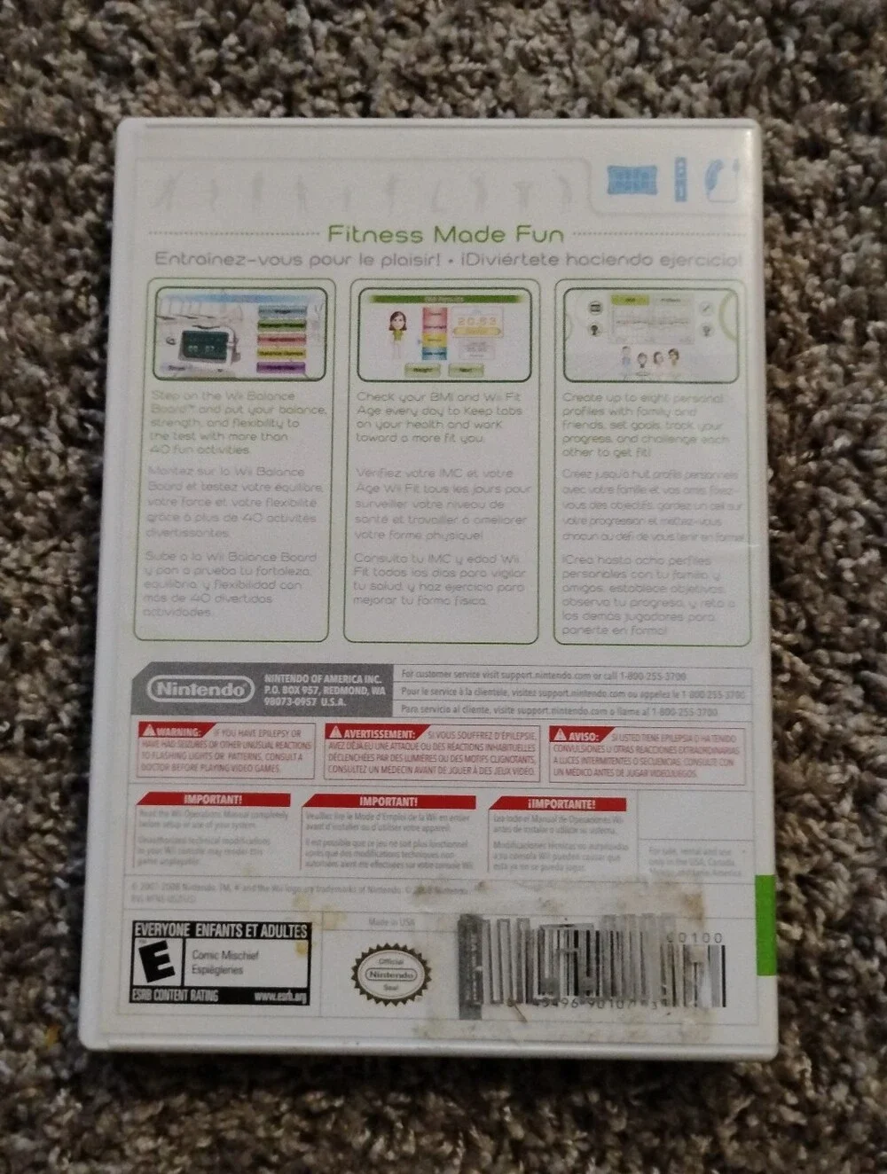 Wii Fit - Nintendo Wii Game (Disc & Case Included)